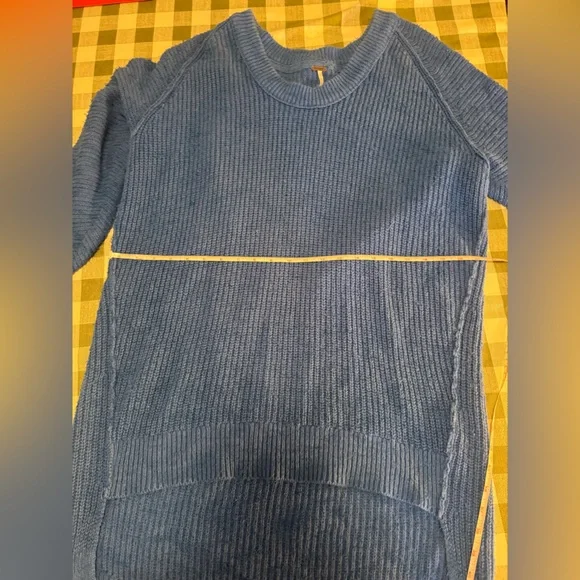 Free People Sunday Scoop Oversized Hi-Low Tunic Sweater - Picture 11 of 14